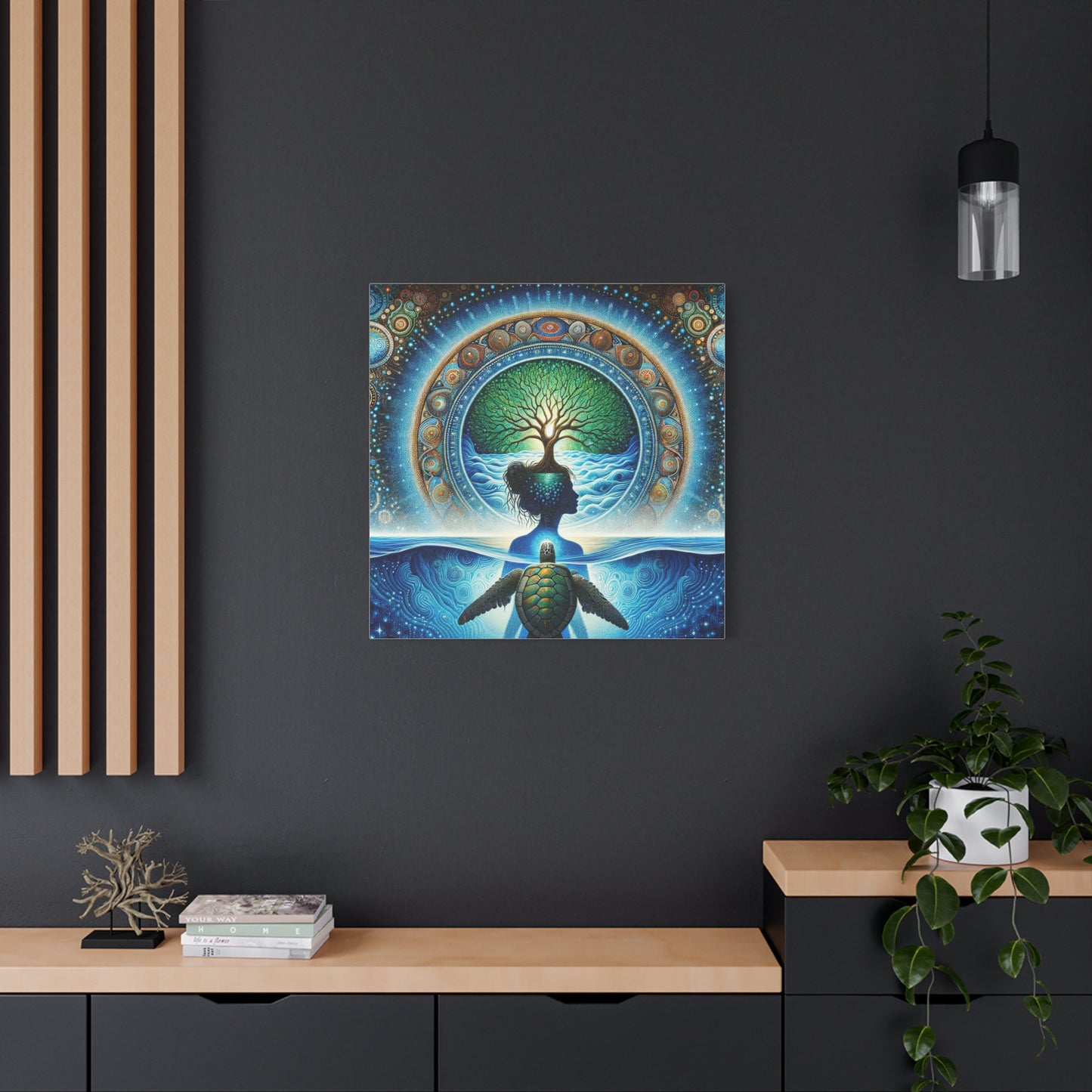 Spirit of Mother Earth-Stretched Matte Print Canvas Art