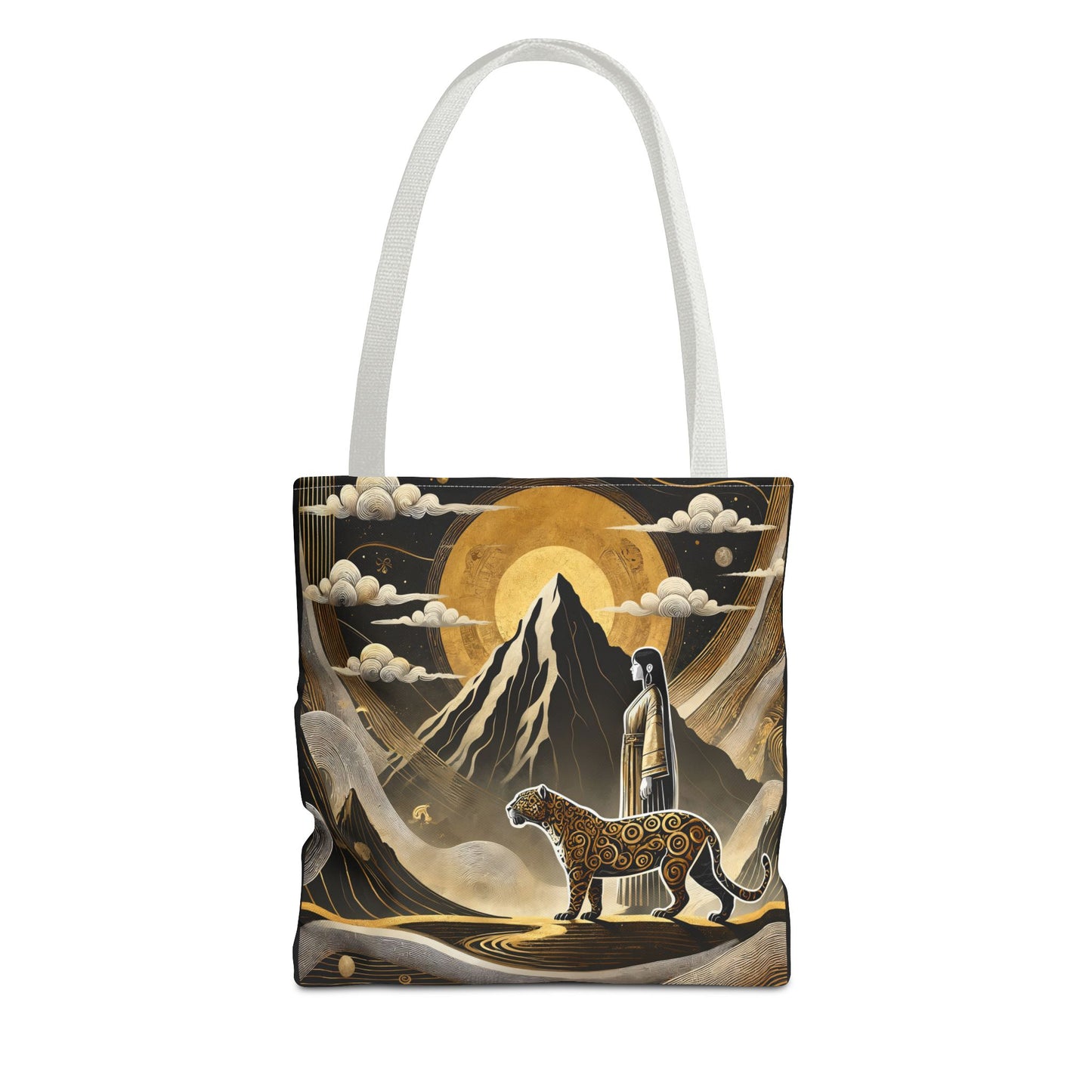 Golden Dream & Jaguar's Path Spirit Tote Bag