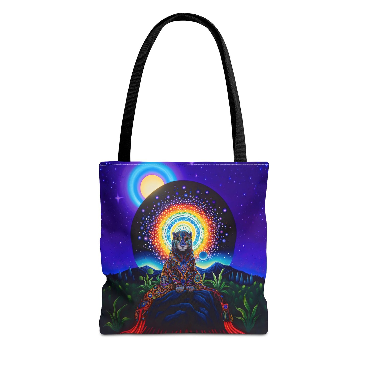 Cosmic Jaguar Tote Bag