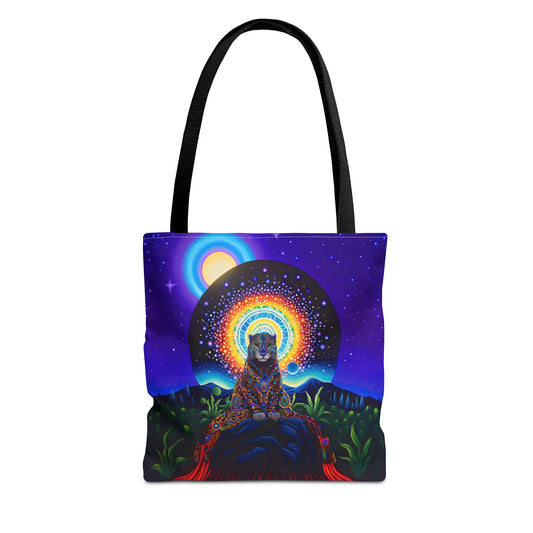 Cosmic Jaguar Tote Bag