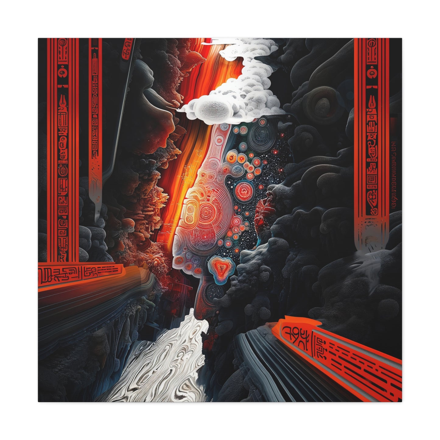 Portal to Agartha-Matte Streched Canvas Art