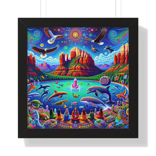 Dream Awake-Framed Horizontal Poster