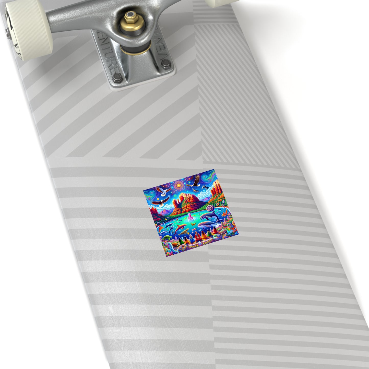 Dream Awake-Square Stickers ( Indoor & Outdoor)