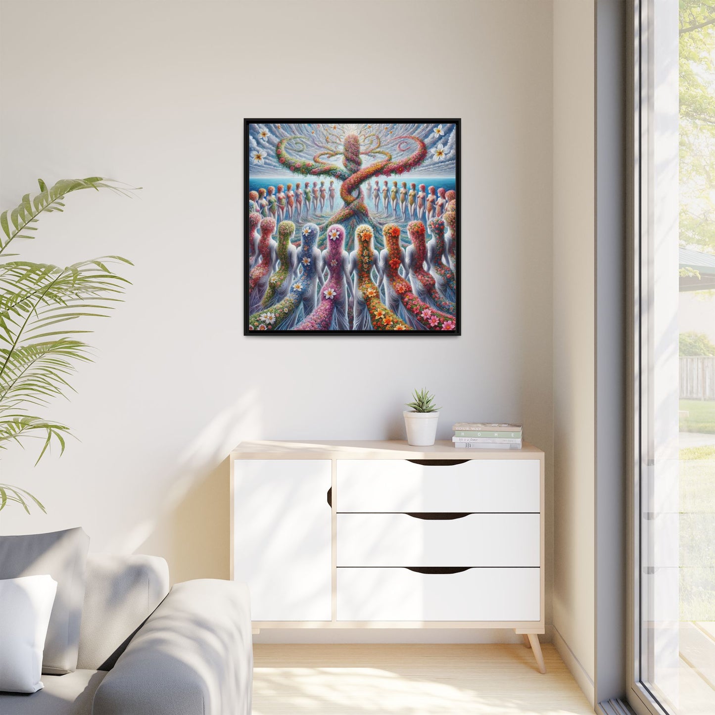 Sister's Circle -PremiumFramed Canvas