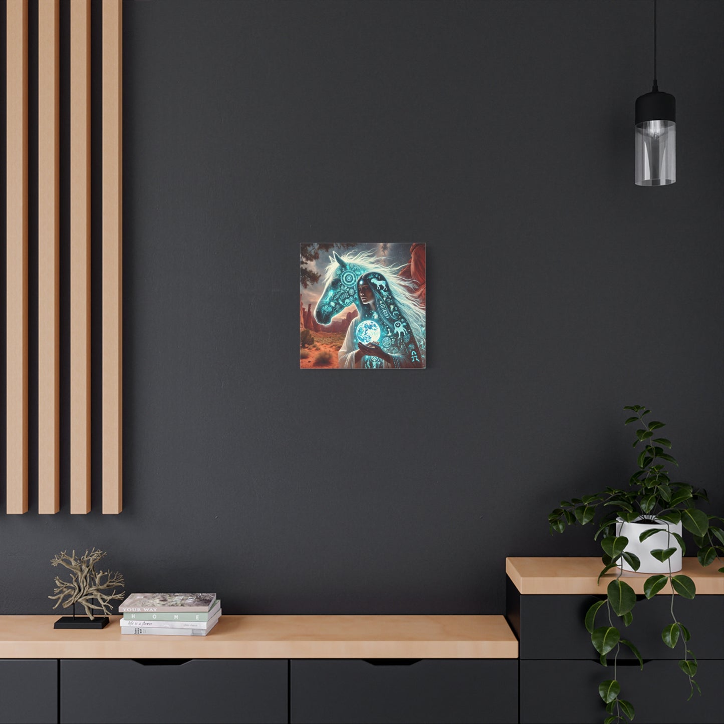 Sacred Star Horse-Matte Canvas Wall Art