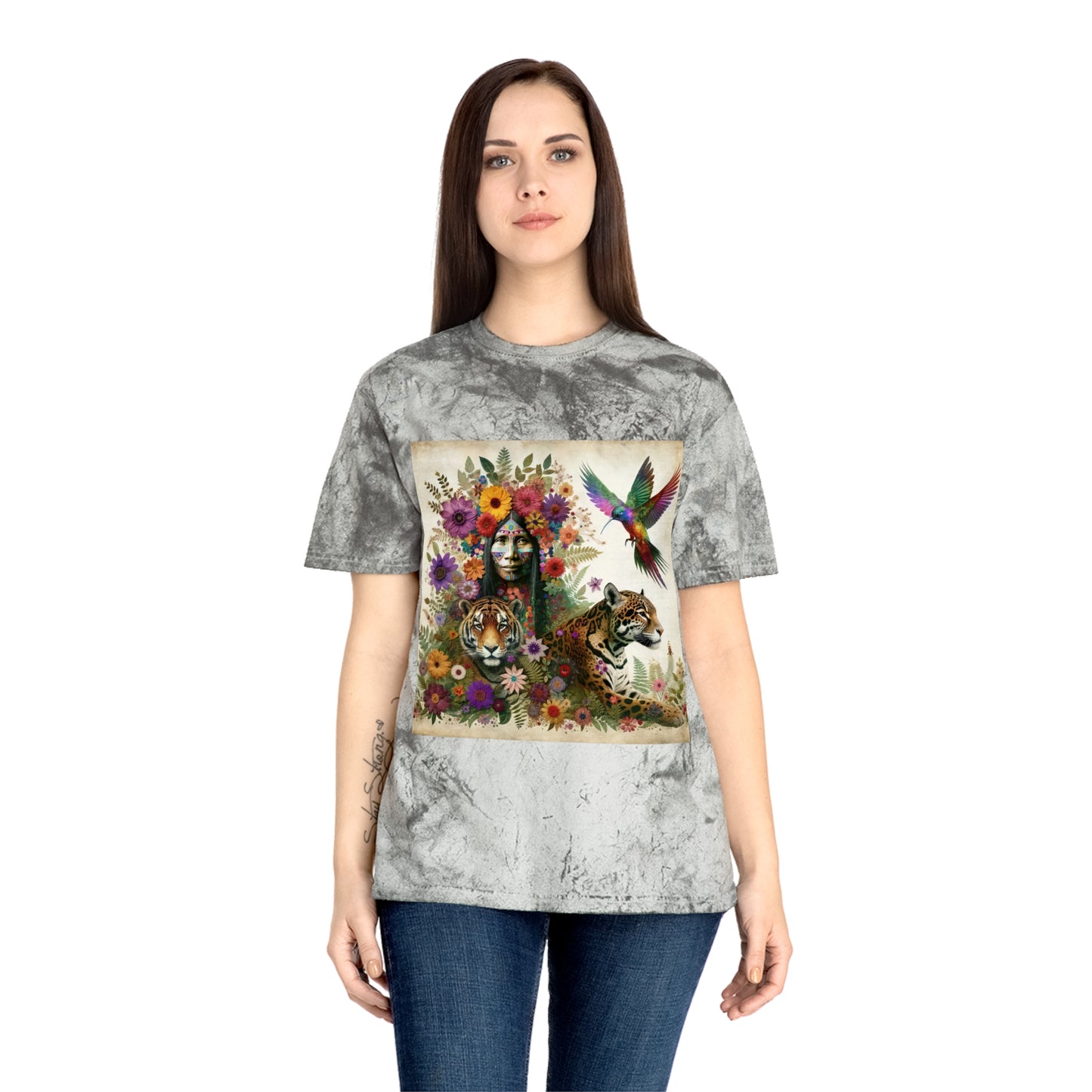 Whisper of the Medicine Woman-Unisex Color Blast T-Shirt