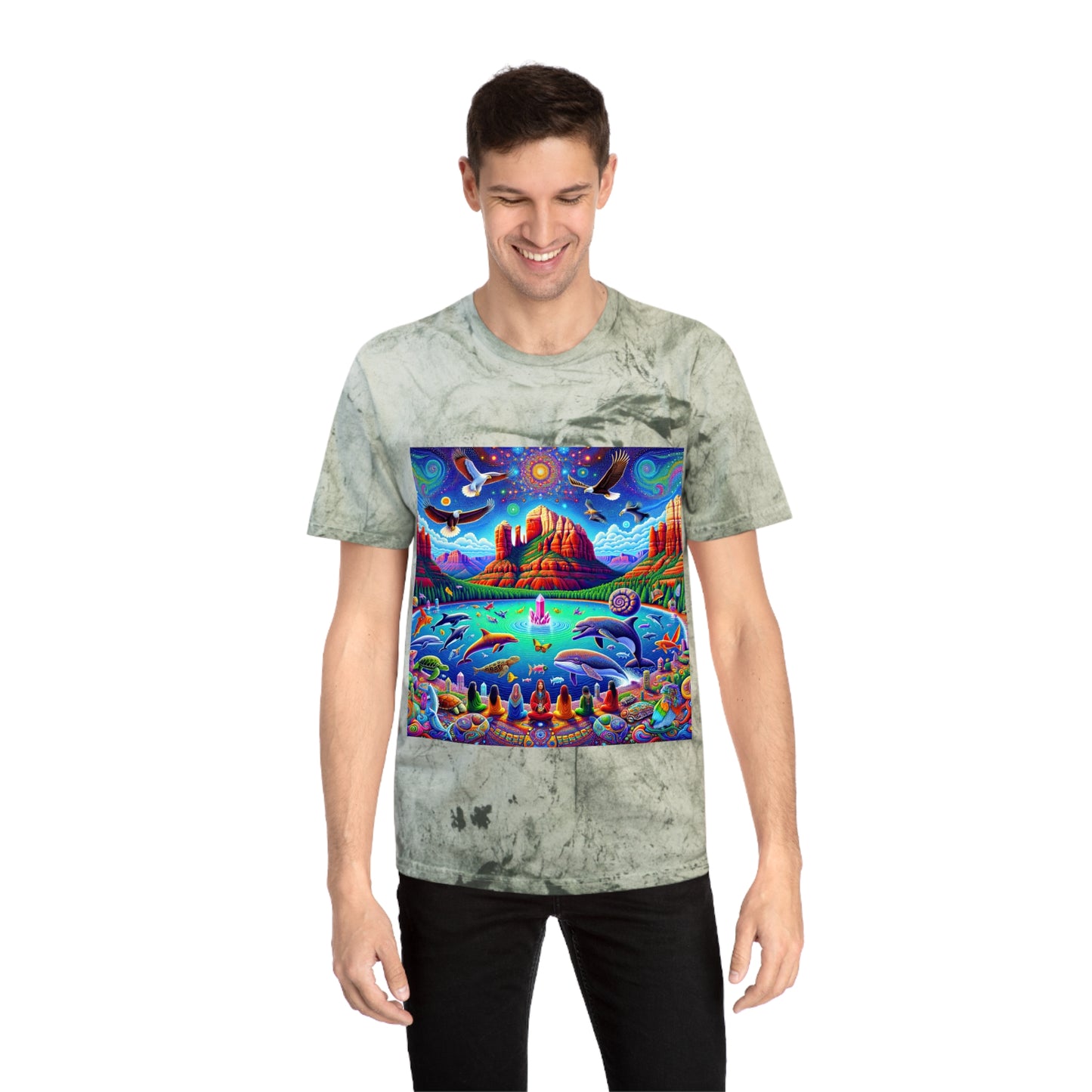 Dream Awake-Vibrant Color Blast Unisex T-Shirt