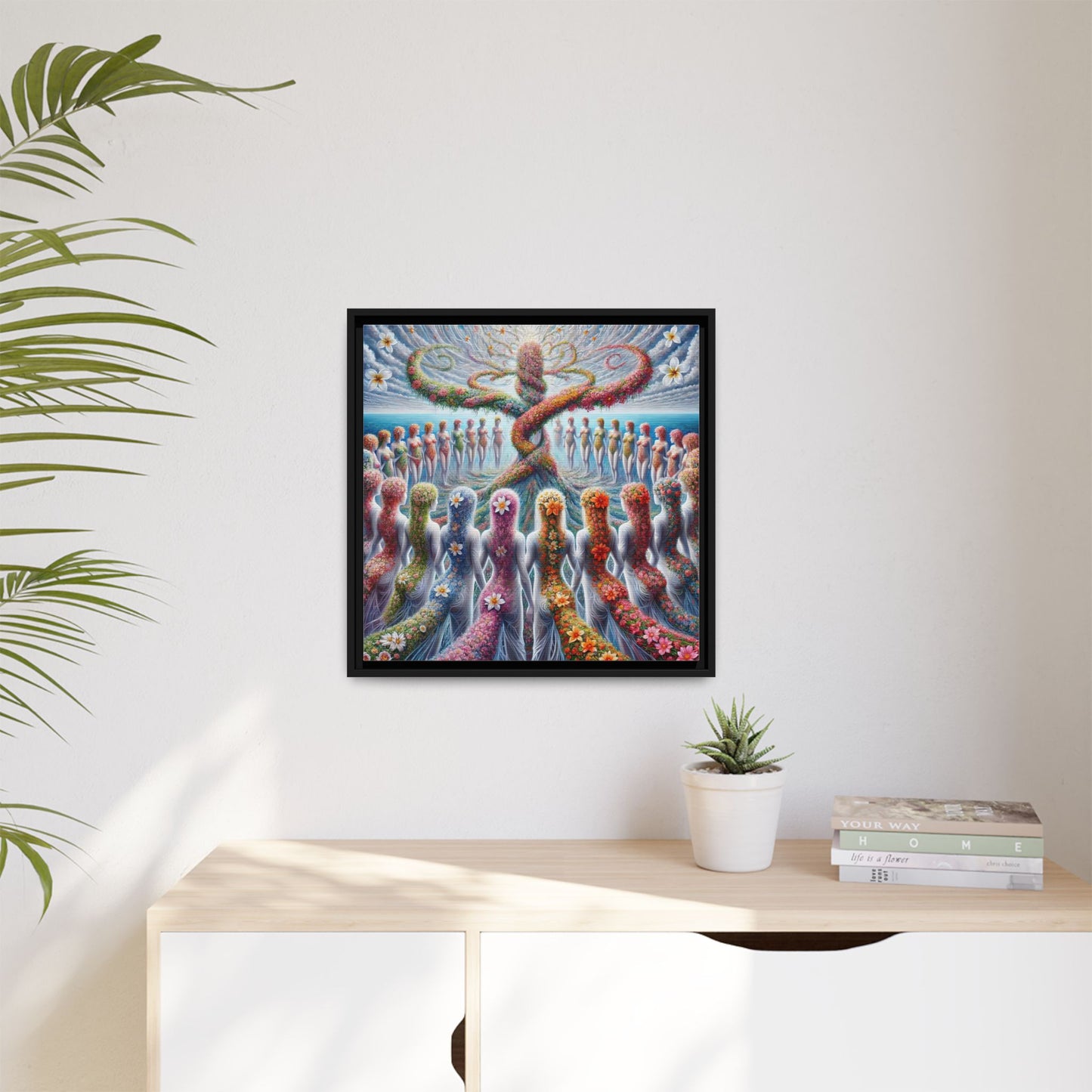 Sister's Circle -PremiumFramed Canvas