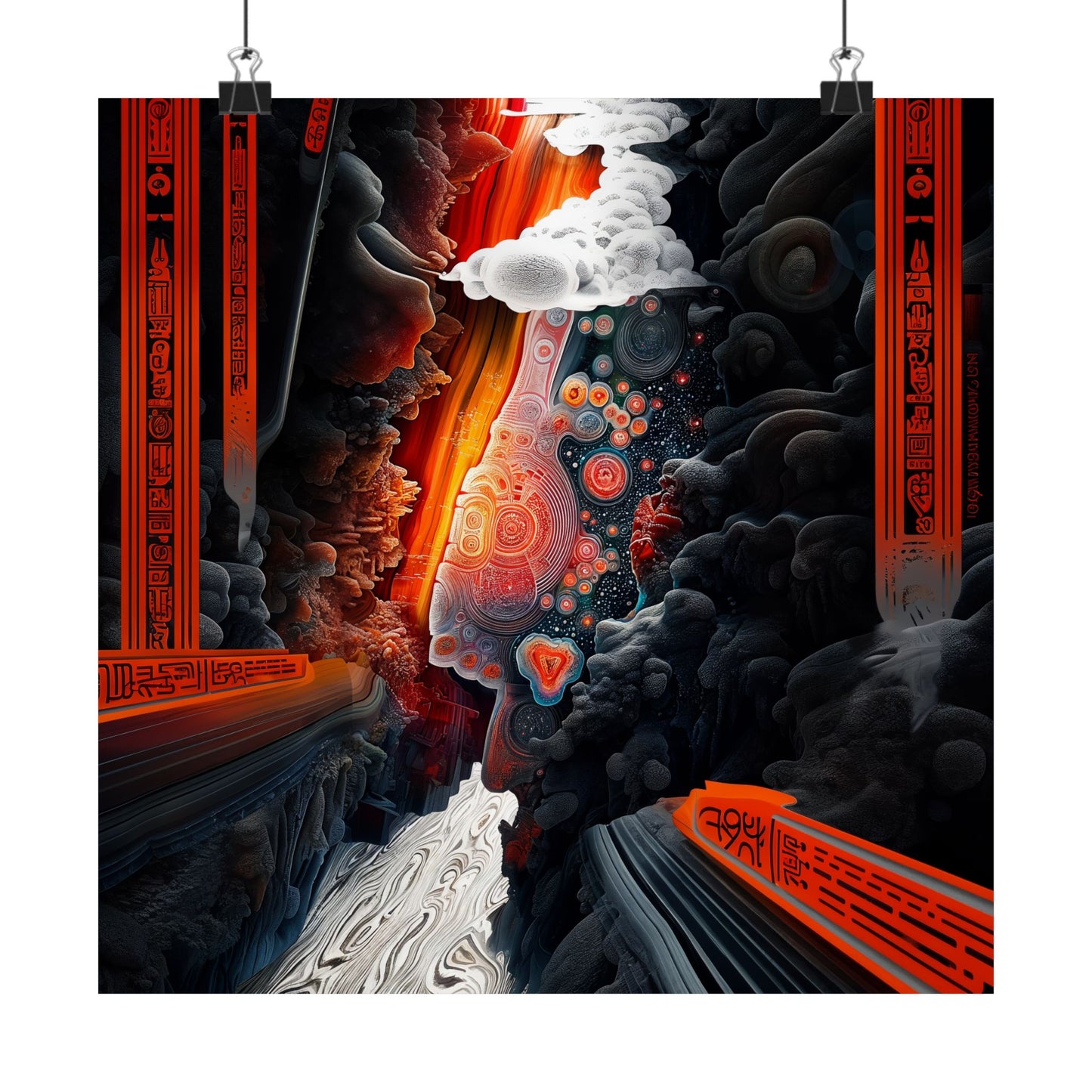 Portal to Agartha-Abstract Matte Posters