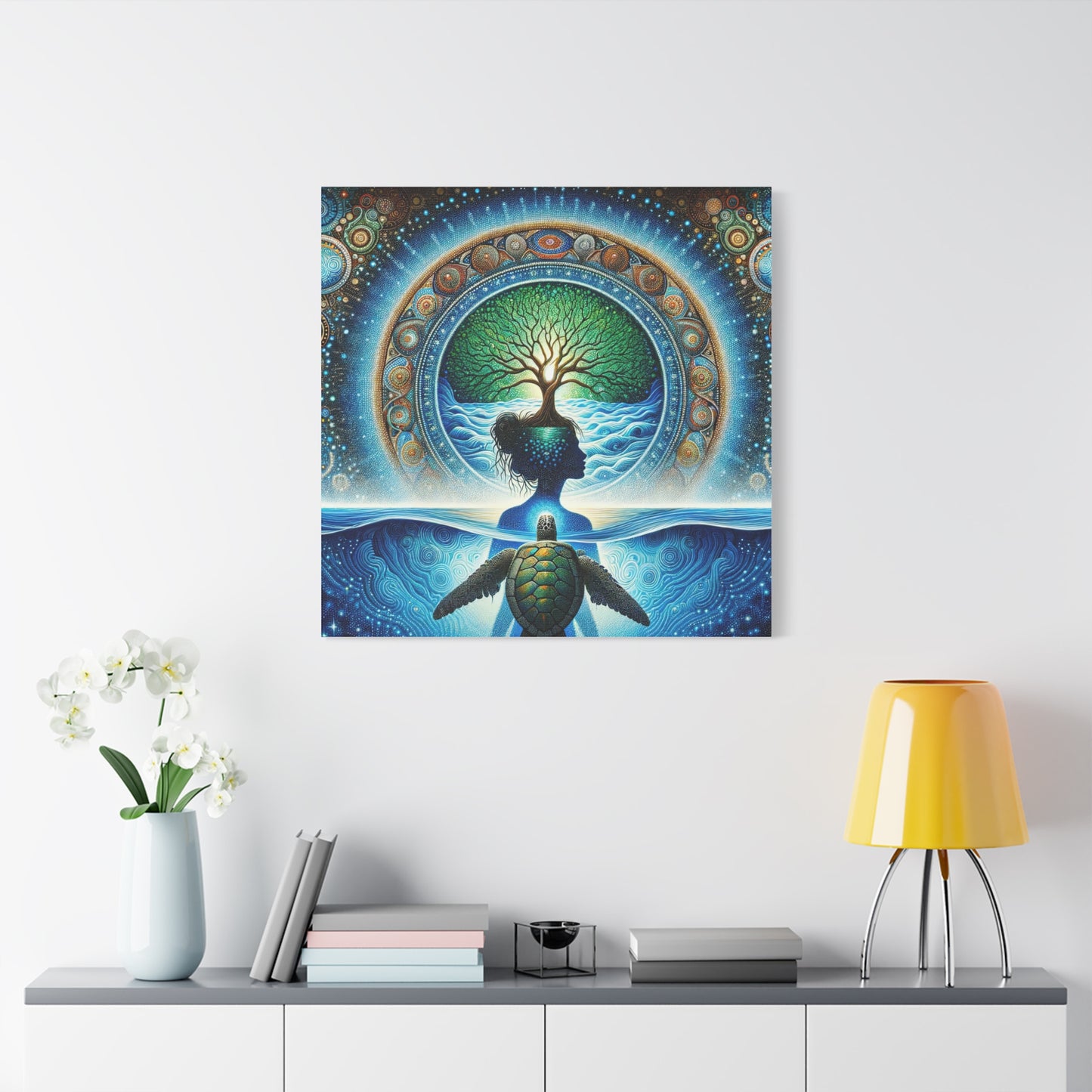 Spirit of Mother Earth-Stretched Matte Print Canvas Art