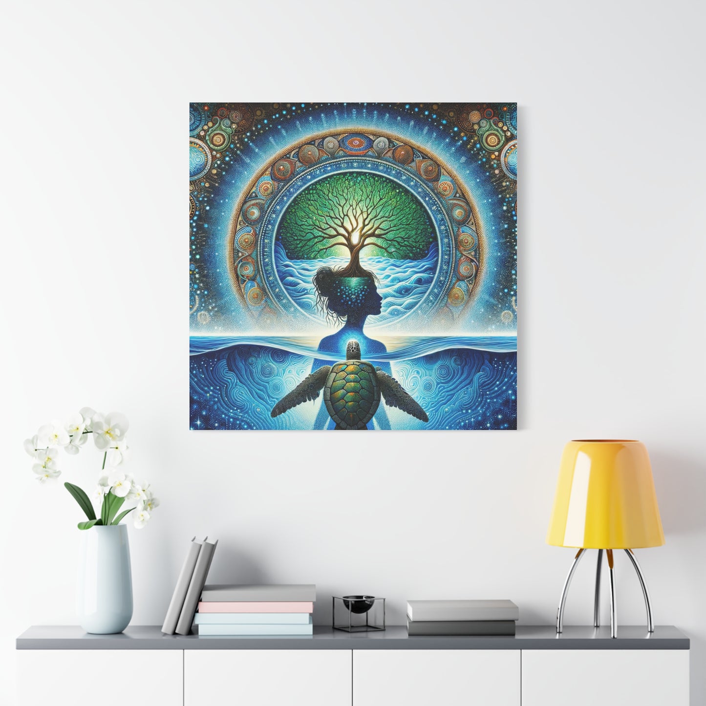 Spirit of Mother Earth-Stretched Matte Print Canvas Art