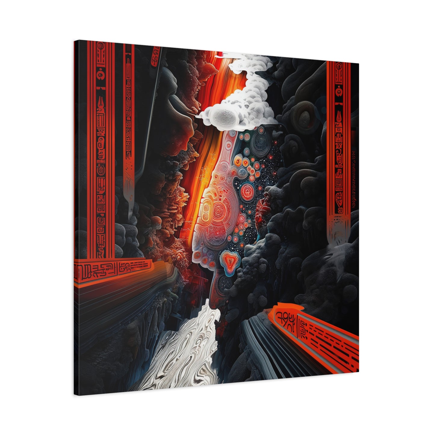 Portal to Agartha-Matte Streched Canvas Art