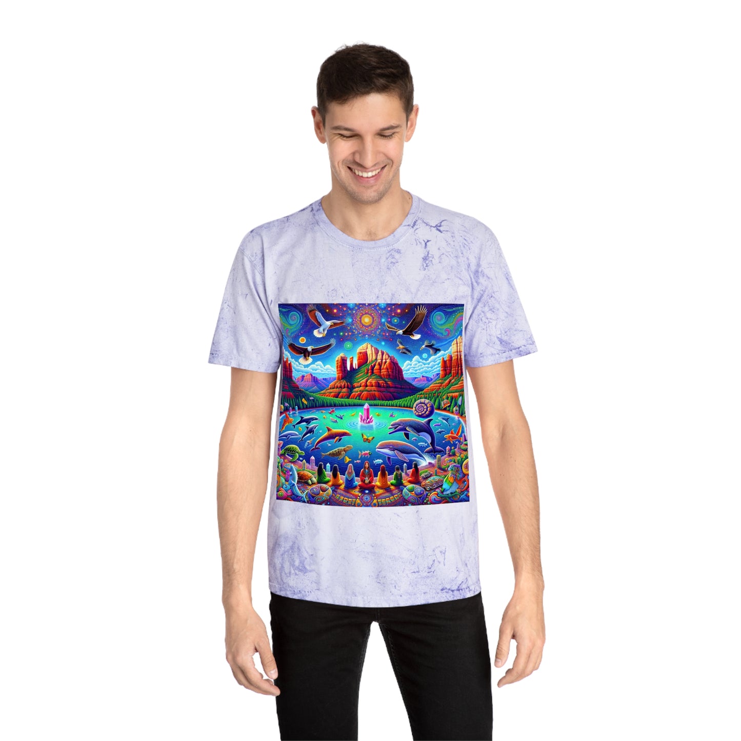 Dream Awake-Vibrant Color Blast Unisex T-Shirt