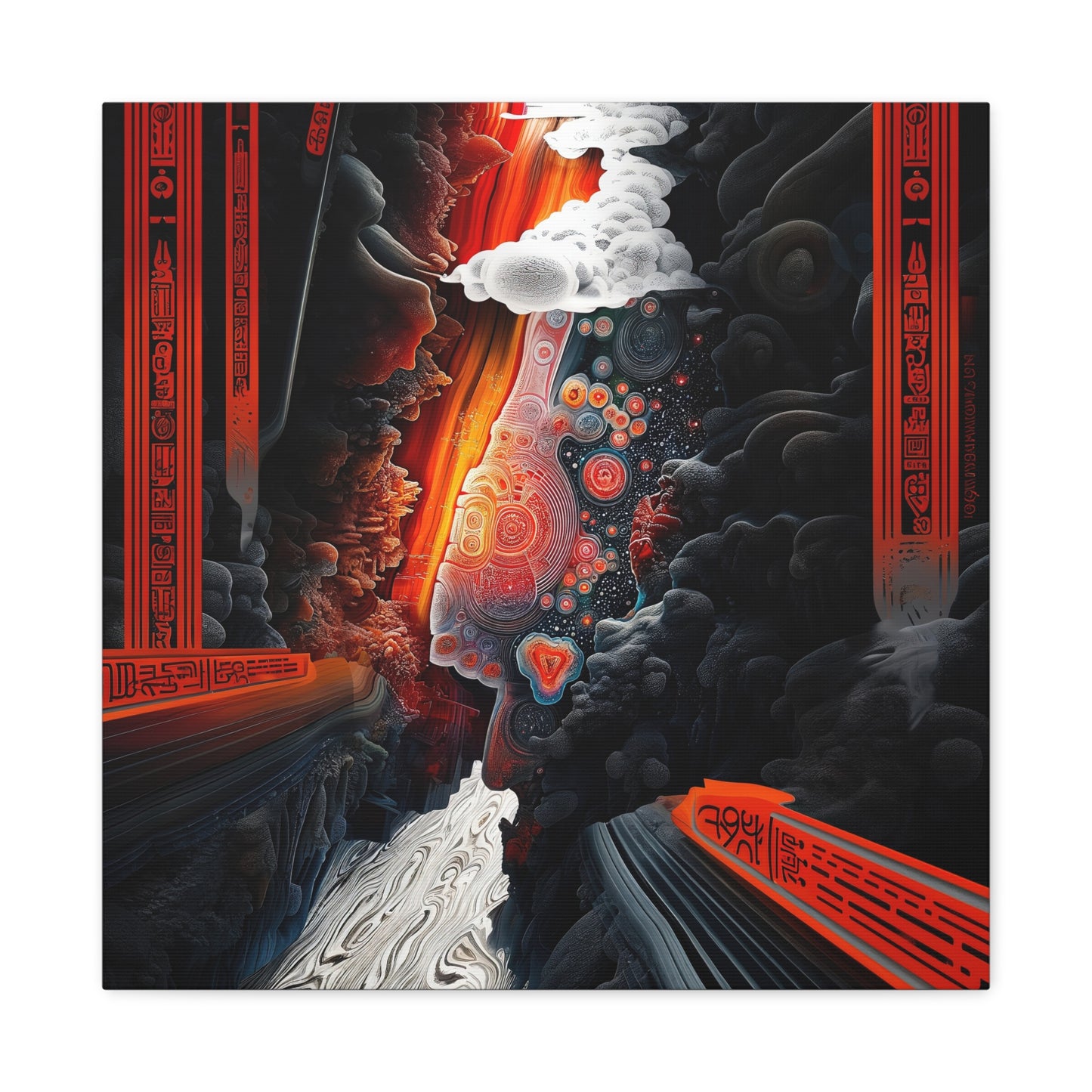 Portal to Agartha-Matte Streched Canvas Art