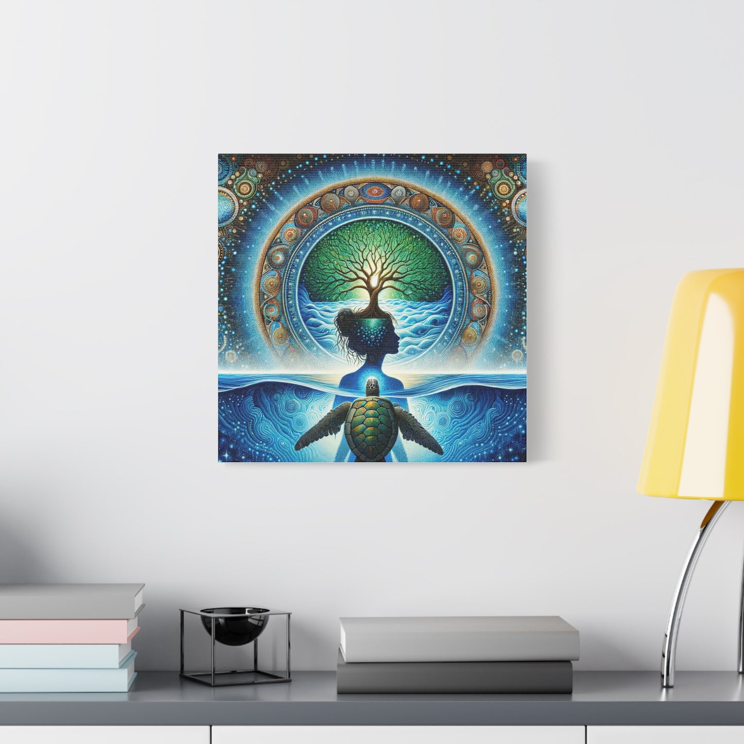 Spirit of Mother Earth-Stretched Matte Print Canvas Art