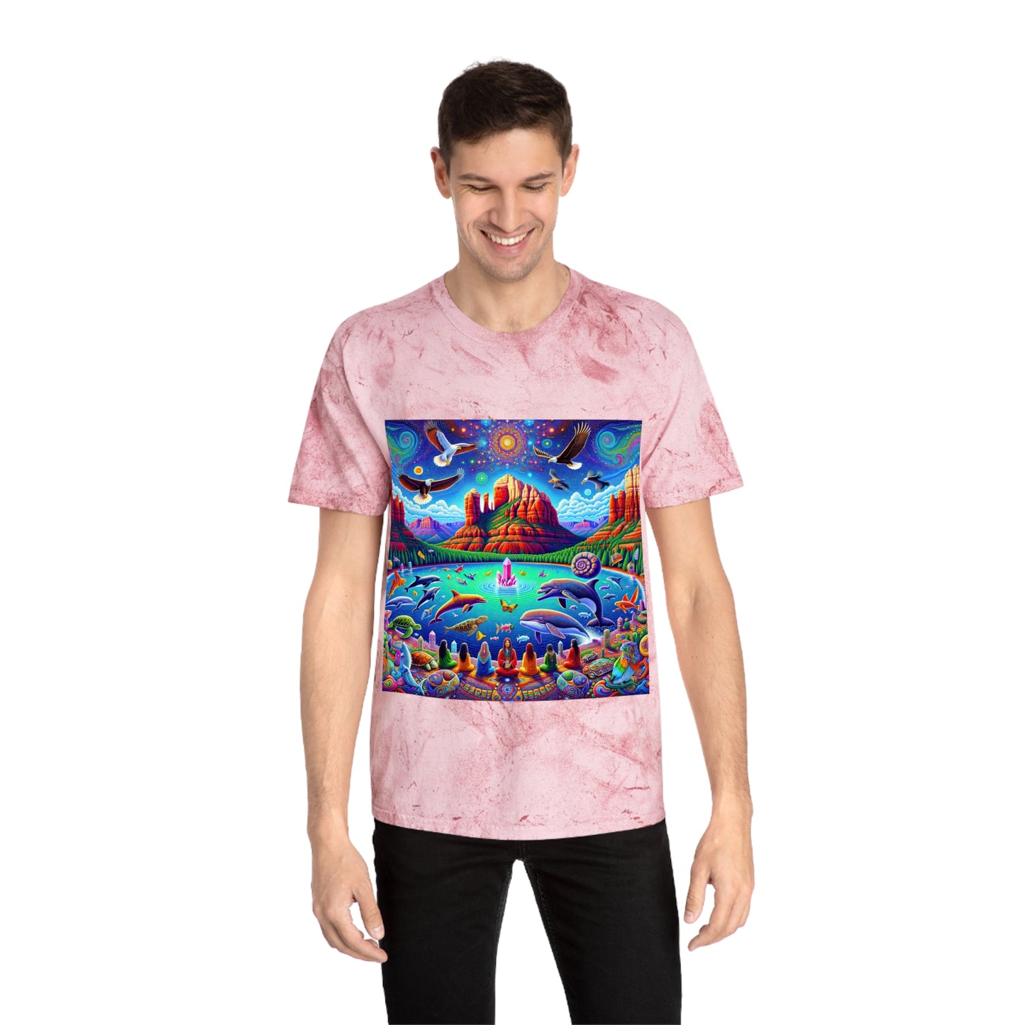 Dream Awake-Vibrant Color Blast Unisex T-Shirt