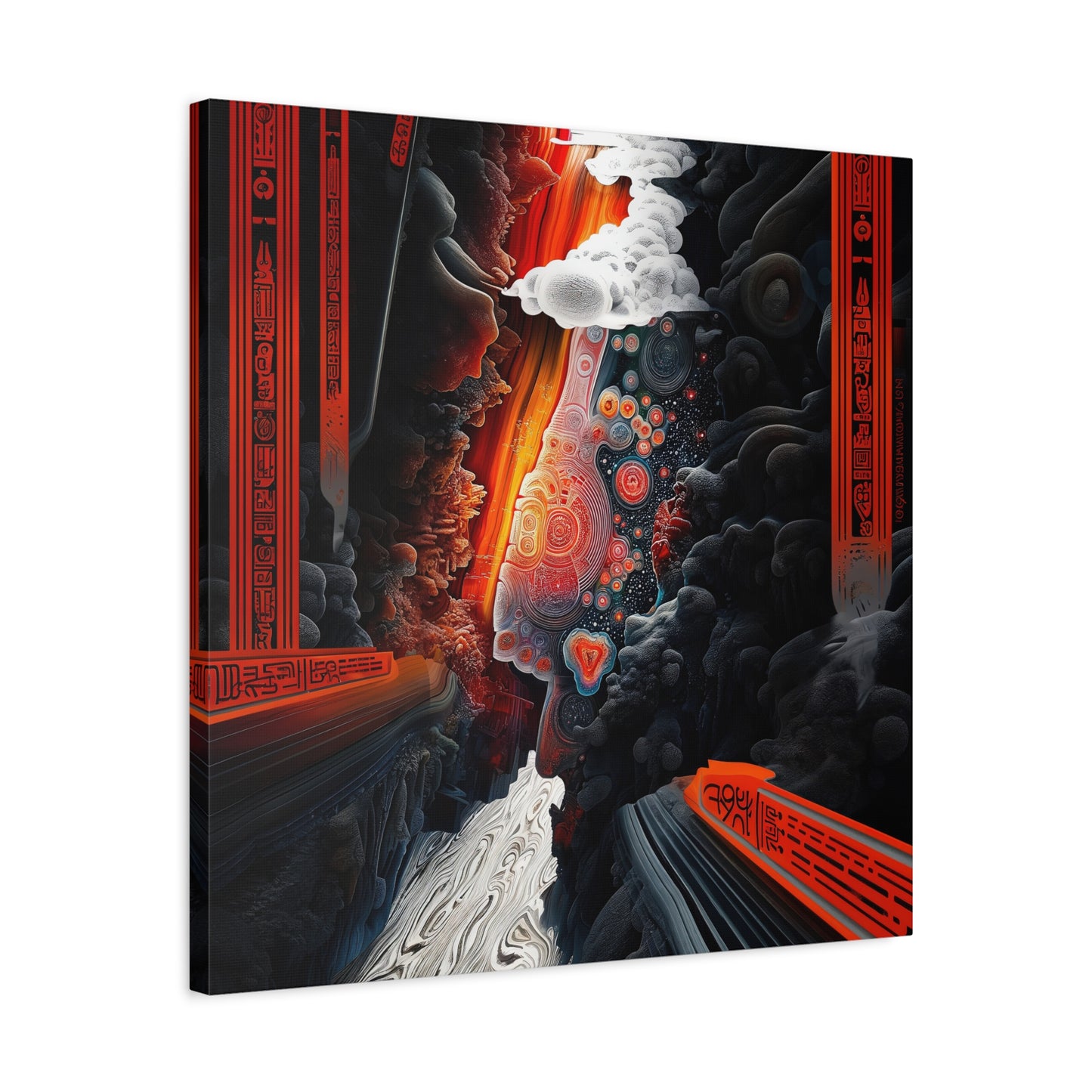 Portal to Agartha-Matte Streched Canvas Art