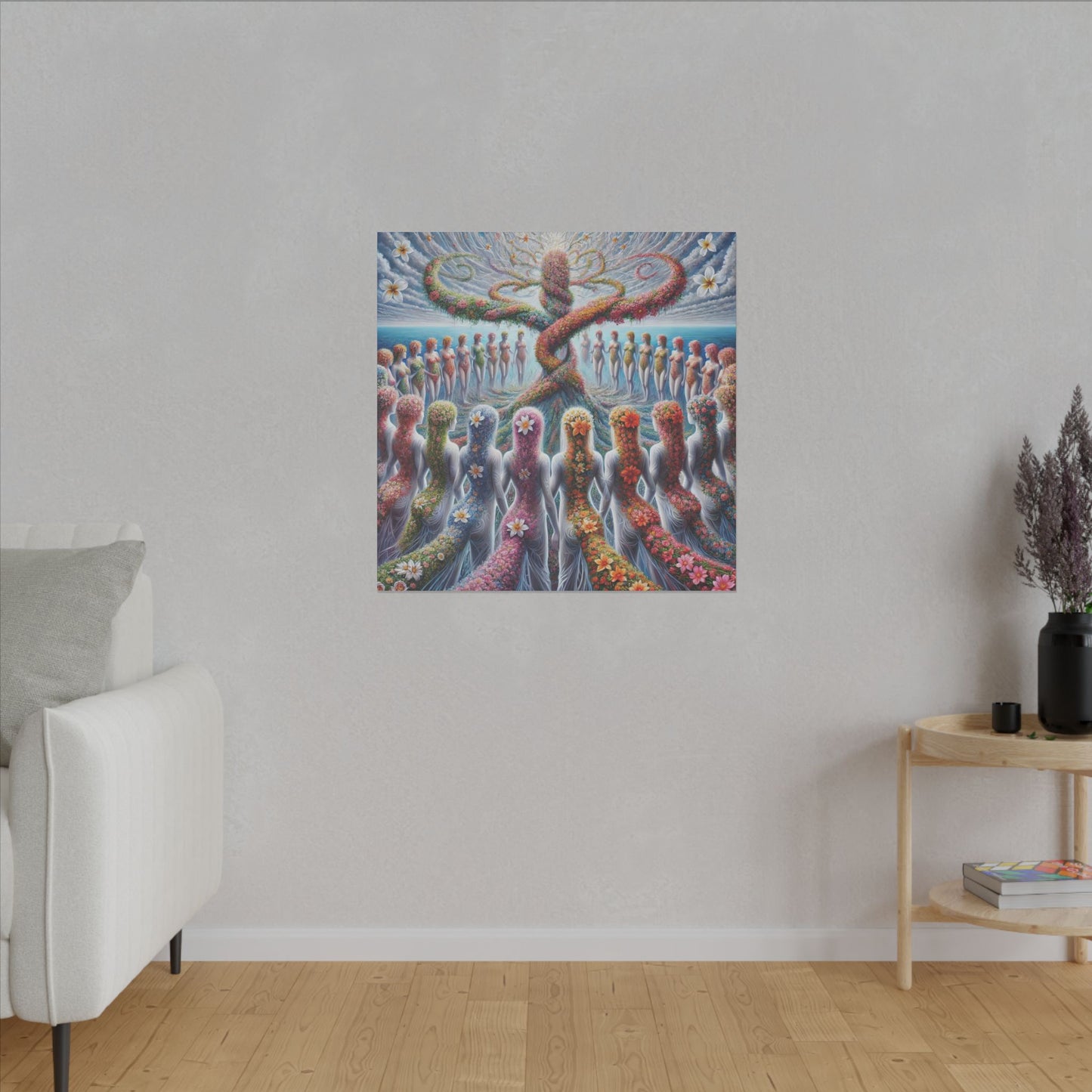 Sister's Circle-Premium Canvas Wall Art