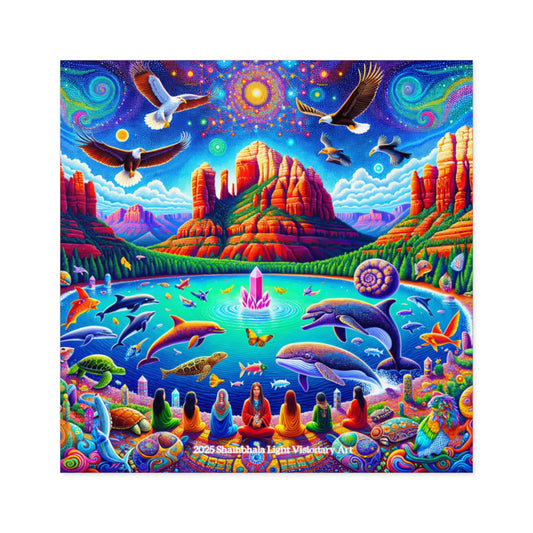 Dream Awake-Square Stickers ( Indoor & Outdoor)