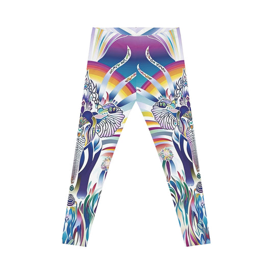 Ganesha Print Women's Leggings for Yoga & Casual Wear