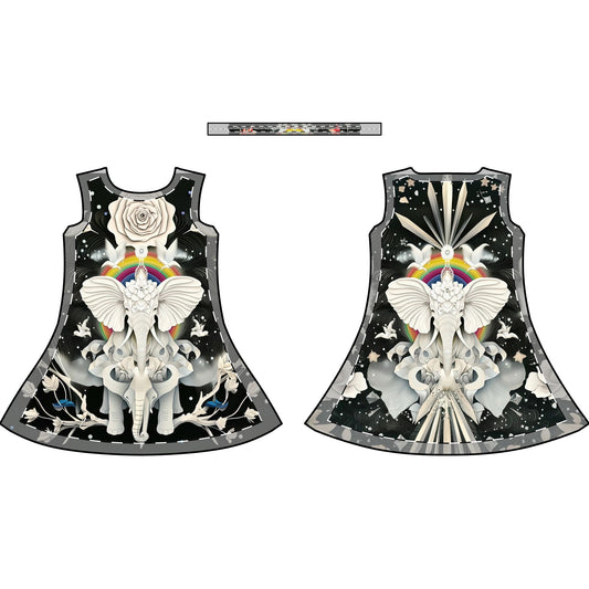 Ganesha Blessing-Women's Casual Dress