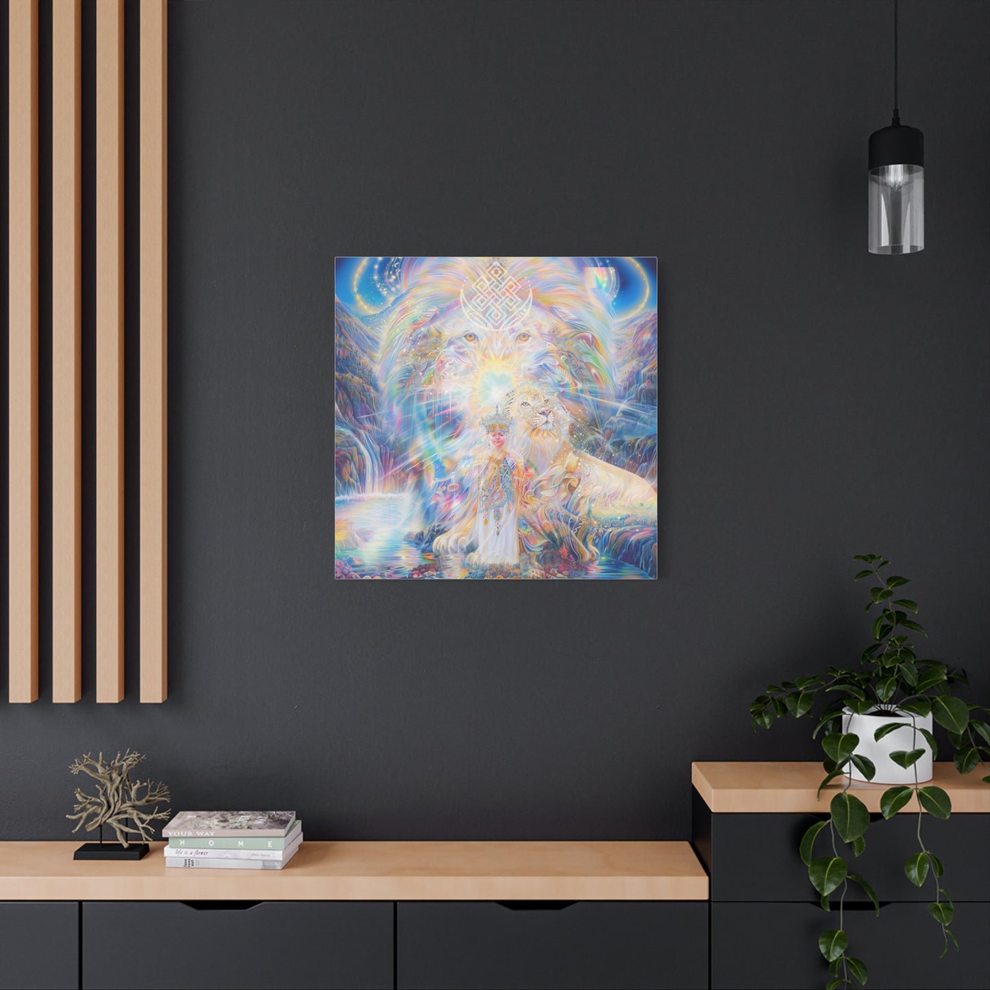 Guardian of The Shambhala-Matte Canvas, Stretched