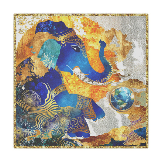 Blessing of Ganesha-Matte Canvas Art
