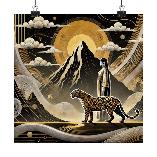 Golden Dream and Jaguar's Path-Museum Grade Matte Poster