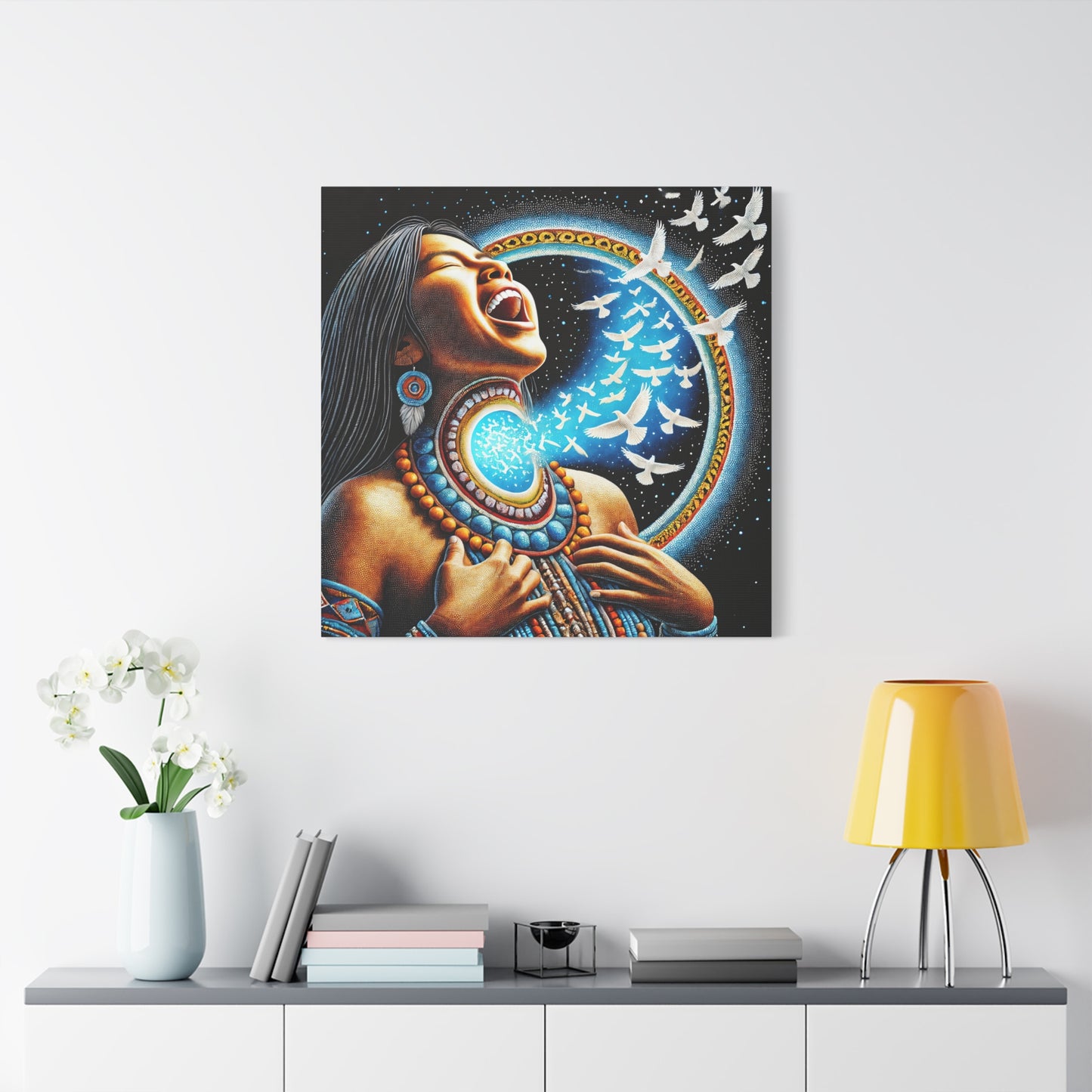 Truth of Voice-Matte Streched Canvas Art