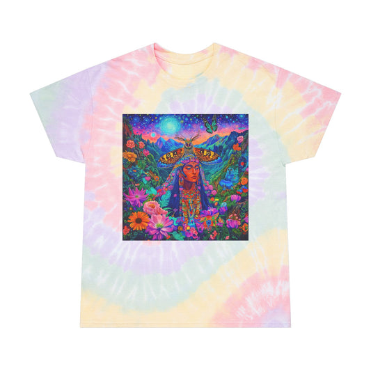 Blooming Soul-Spiral Tie-Dye Tee