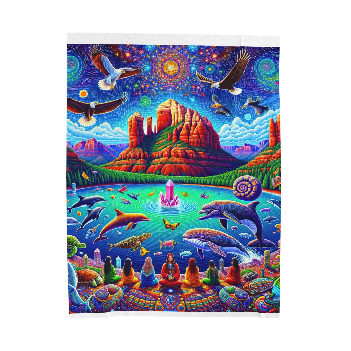 Dream Awake-Velveteen Plush Blanket