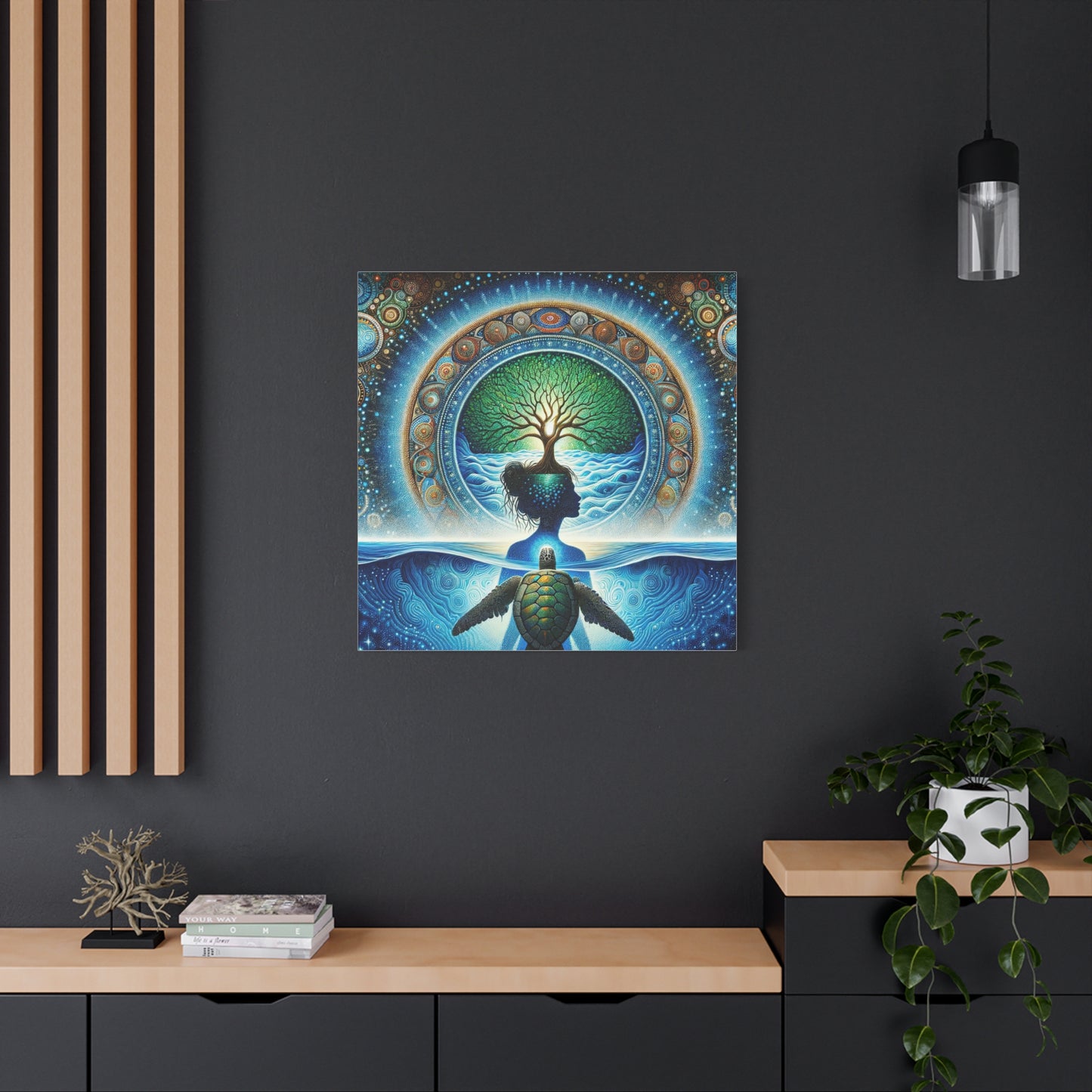 Spirit of Mother Earth-Stretched Matte Print Canvas Art