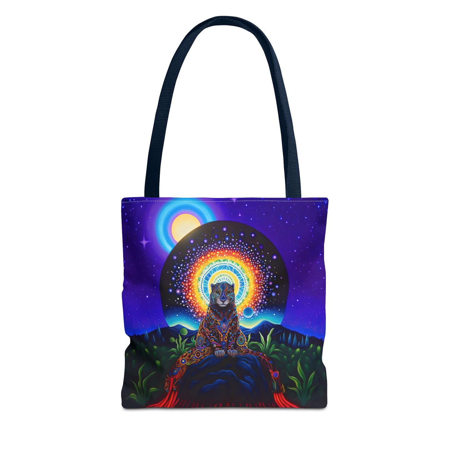 Cosmic Jaguar Tote Bag