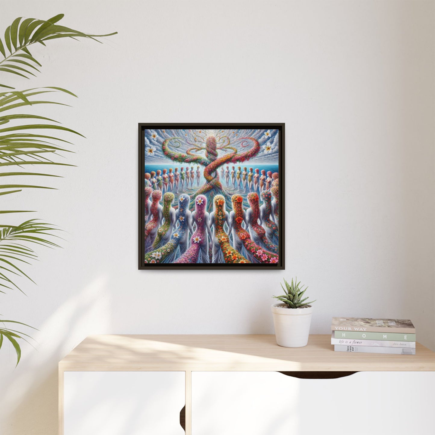 Sister's Circle -PremiumFramed Canvas