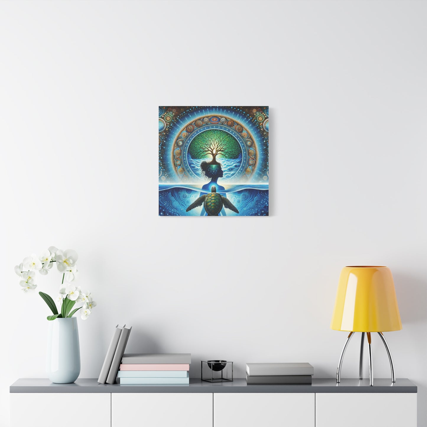 Spirit of Mother Earth-Stretched Matte Print Canvas Art