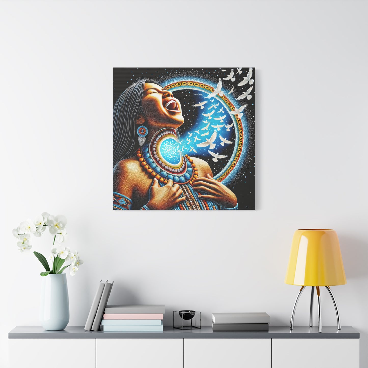 Truth of Voice-Matte Streched Canvas Art