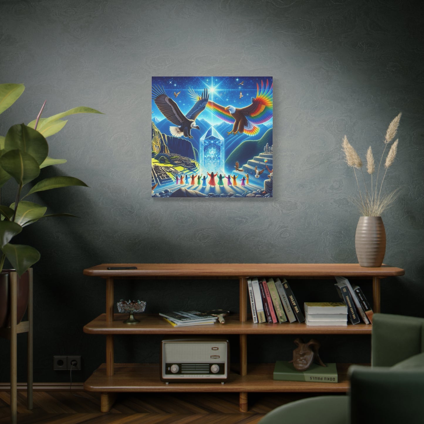 Eagle and Condor Prophecy Canvas Art