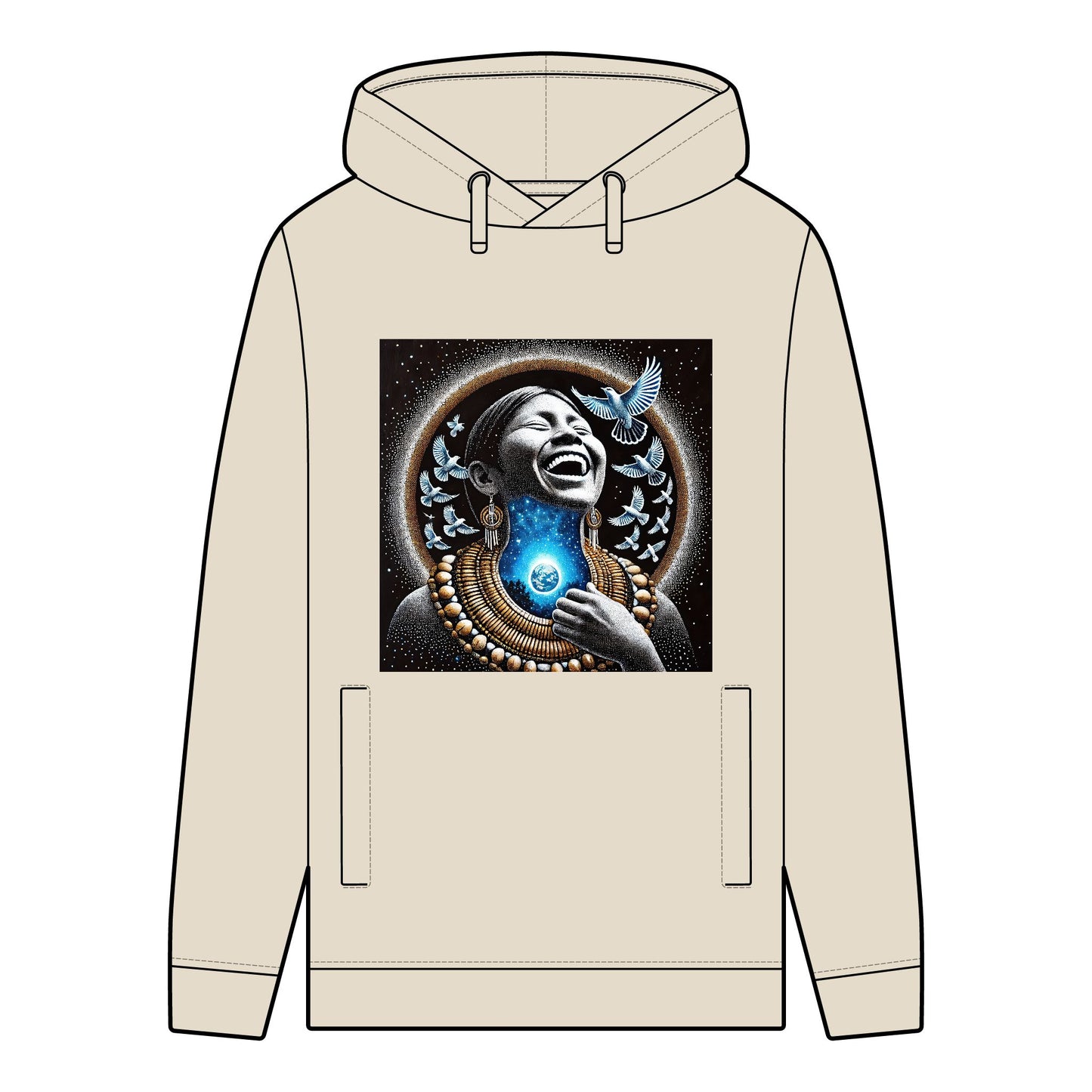 Truth of Voice-Men's 100% Organic Cotton Hoodie