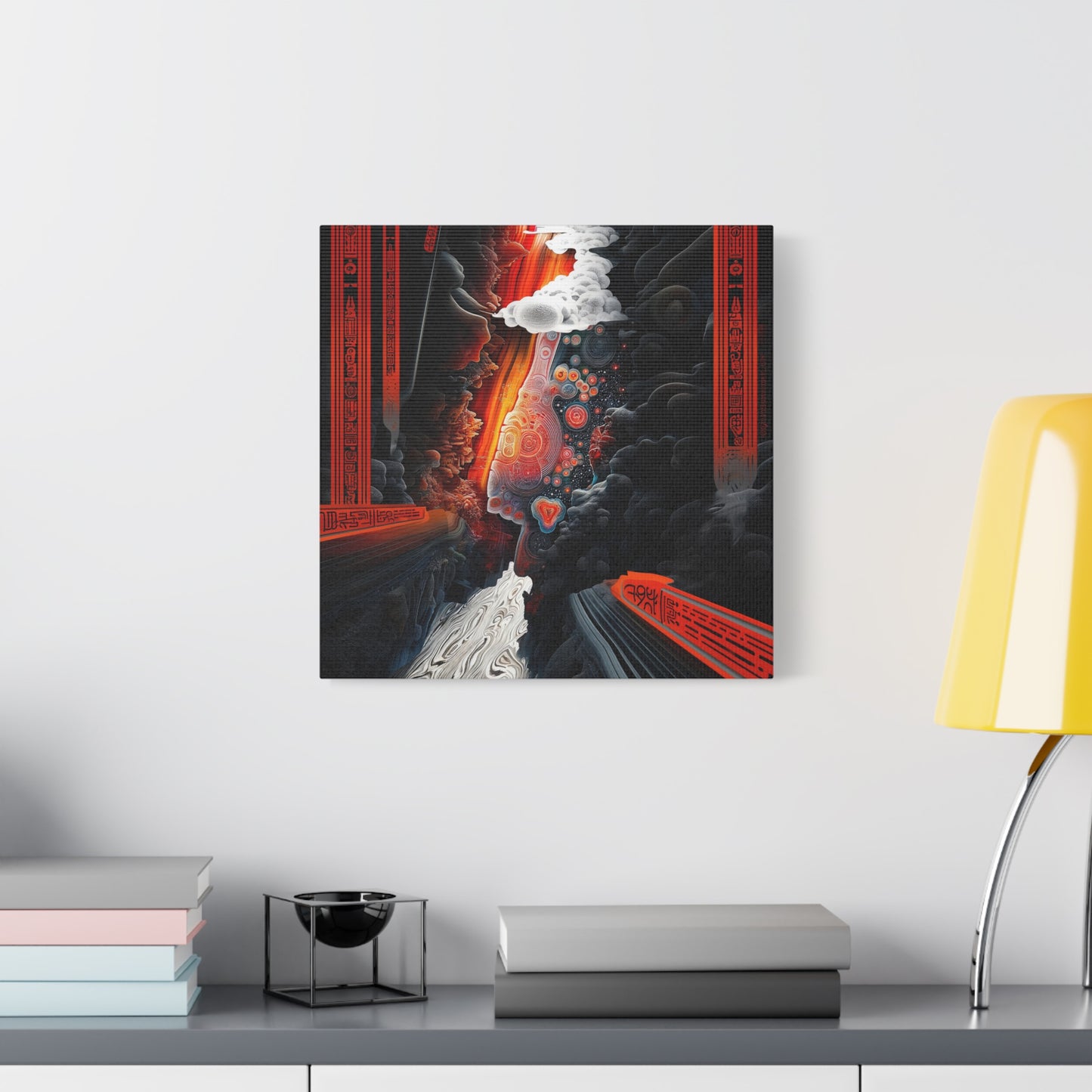 Portal to Agartha-Matte Streched Canvas Art