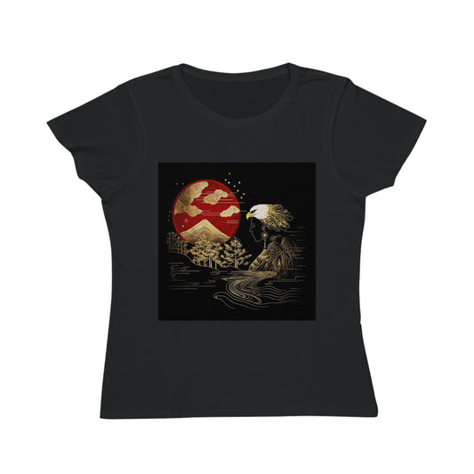 The Golden Eagle&Sun Women's 100% Organic Cotton T-Shirt