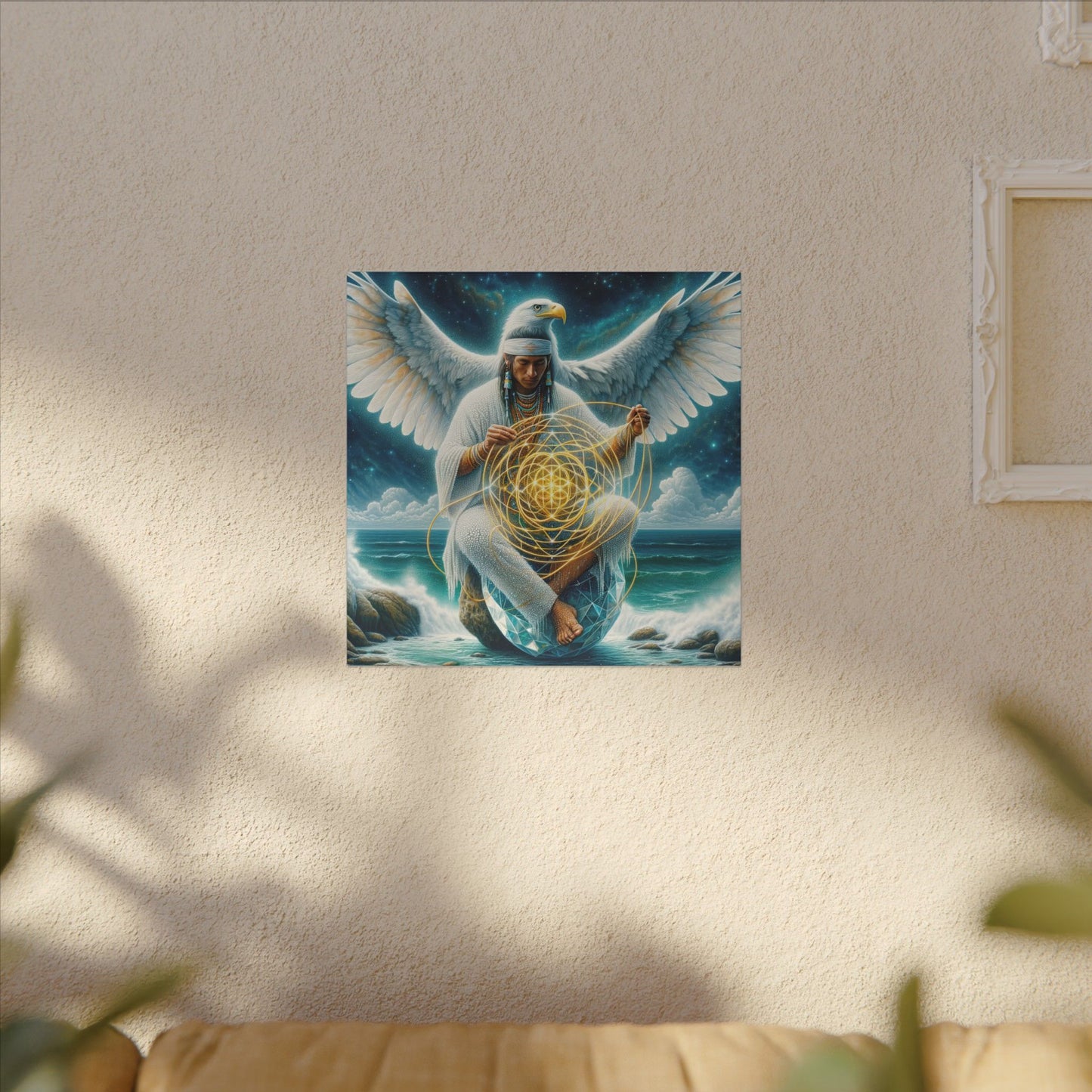 The Weaver of Light-Matte Canvas Art