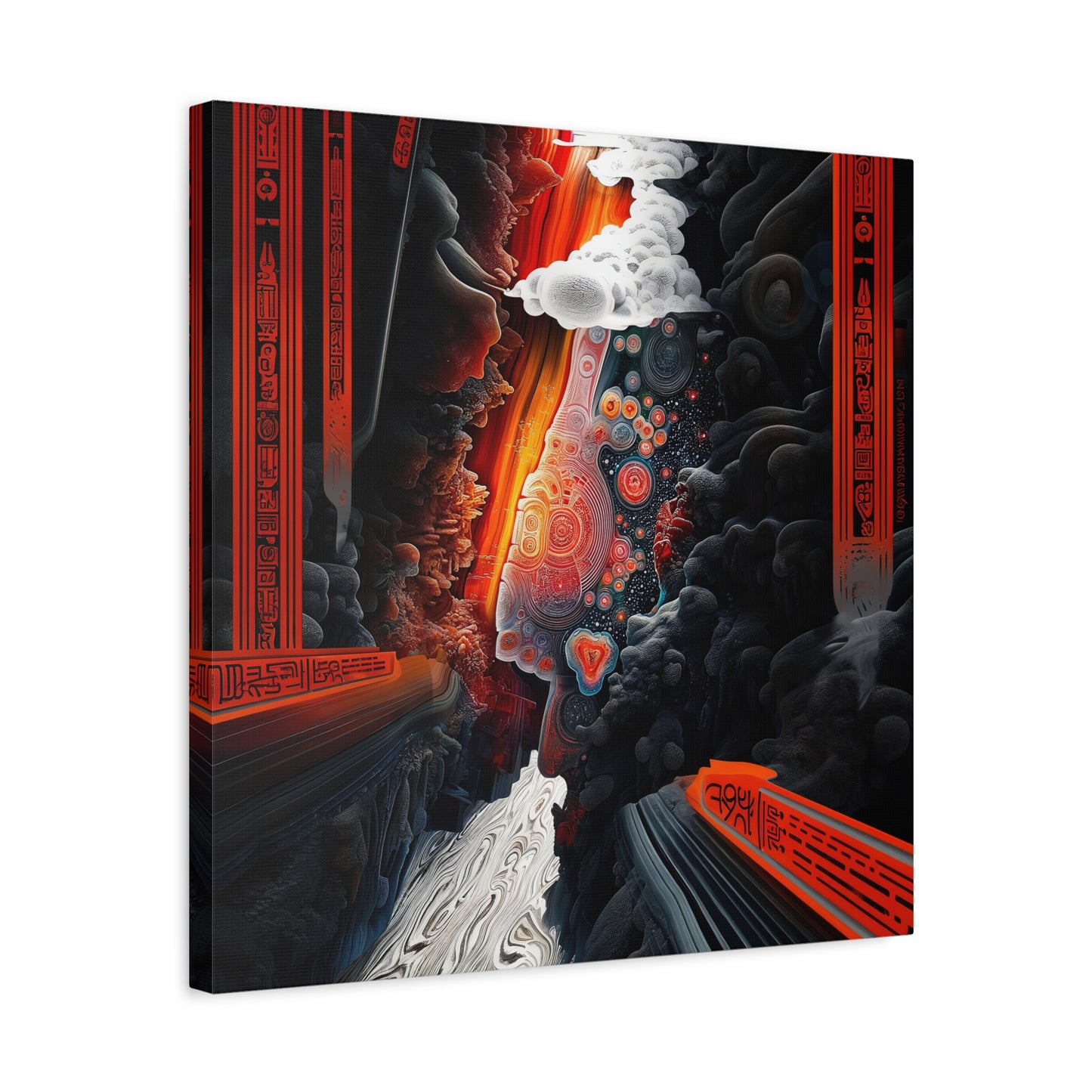 Portal to Agartha-Matte Streched Canvas Art