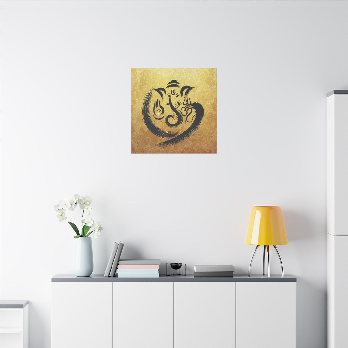 Blessing of Ganesha-Matte Canvas Art