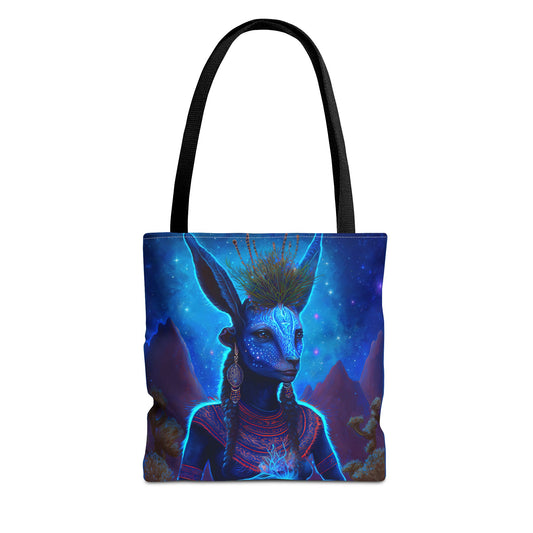 Sacred Blue Deer-Spirit Tote Bag