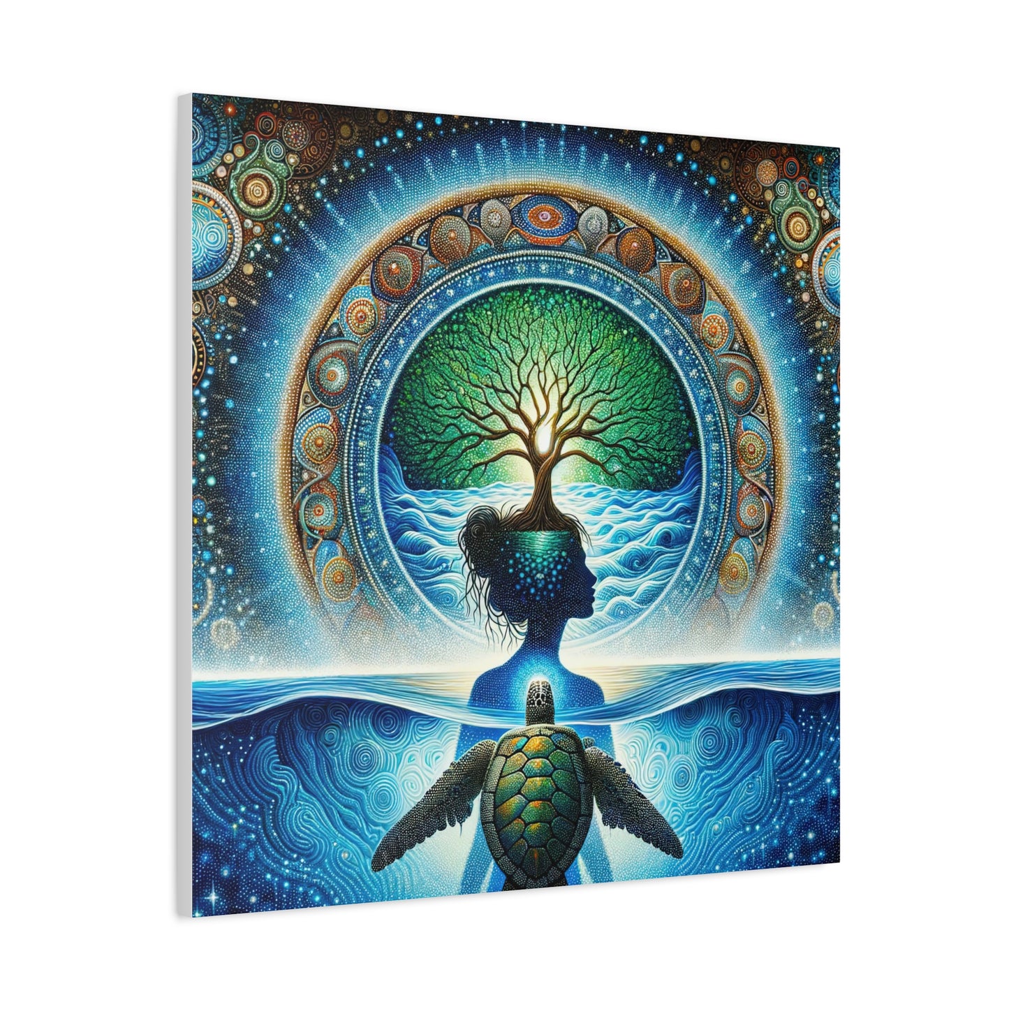 Spirit of Mother Earth-Stretched Matte Print Canvas Art