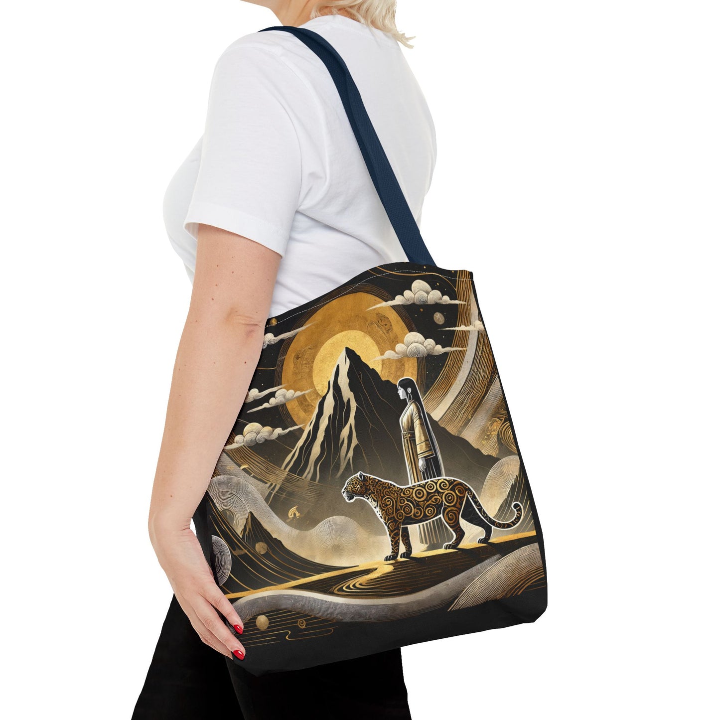 Golden Dream & Jaguar's Path Spirit Tote Bag
