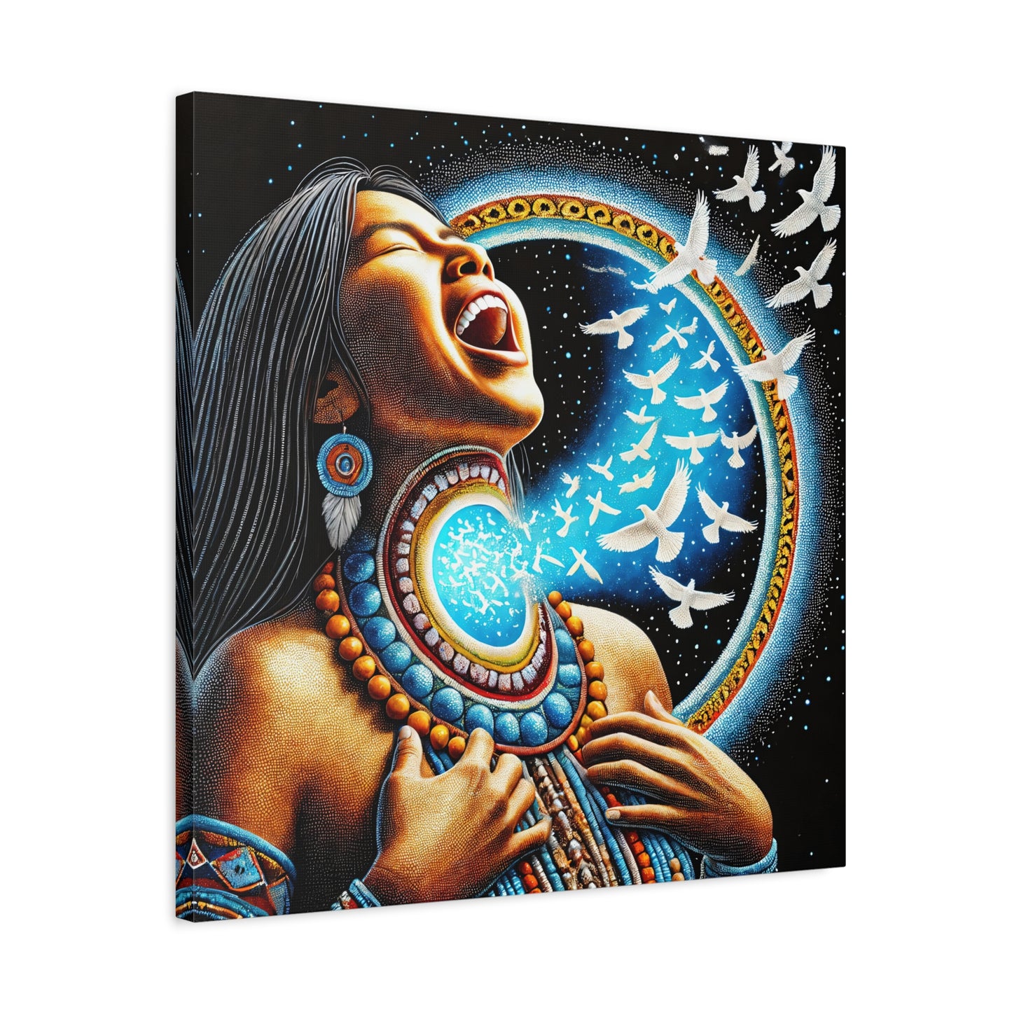 Truth of Voice-Matte Streched Canvas Art