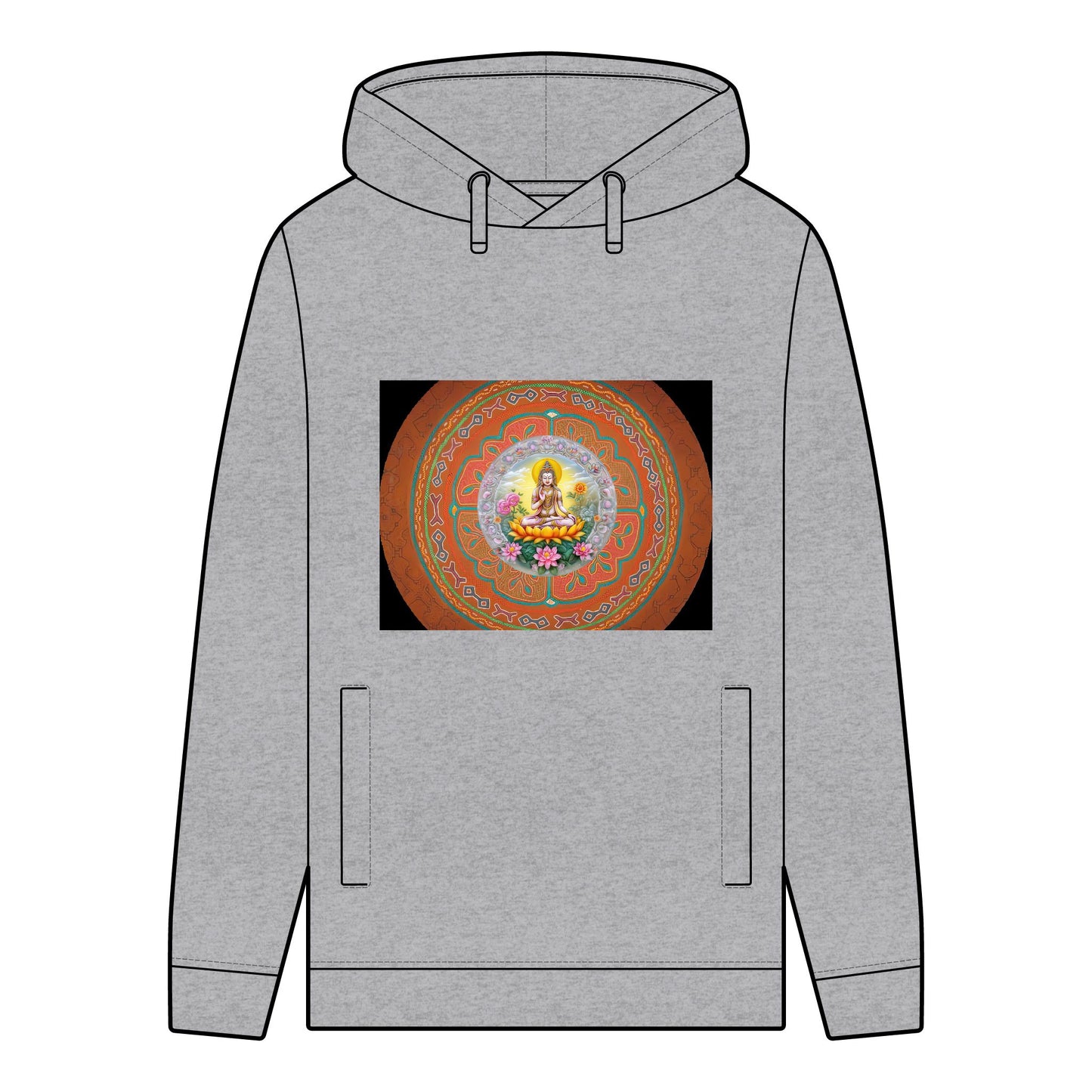 Mother of AYA-Men's 100% Organic Hoodie