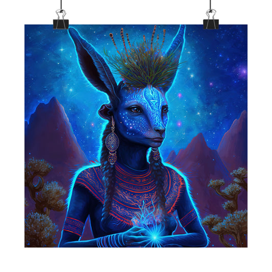 Sacred Blue Deer -Museum Grade Matte Posters