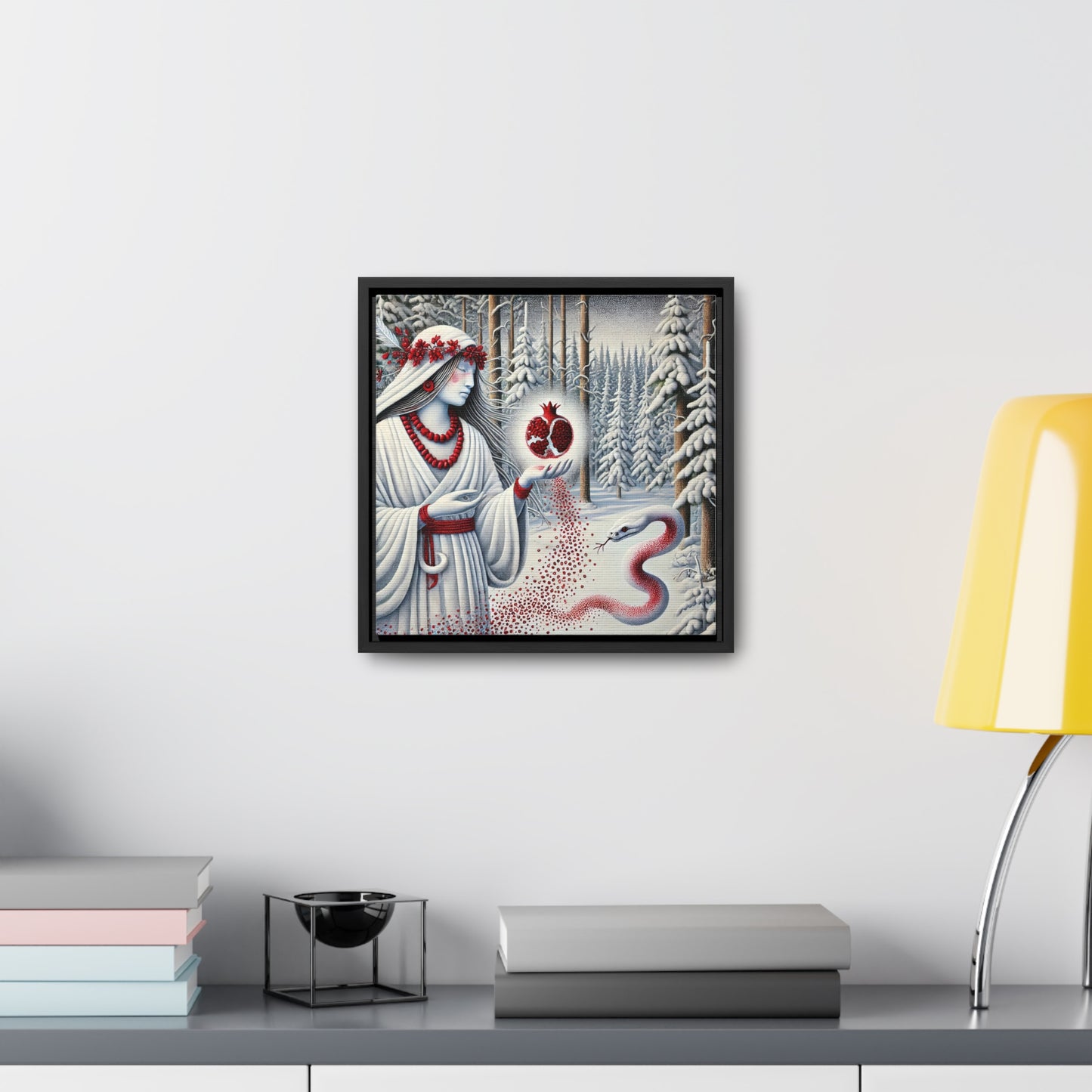 Womb Awakening-Framed Gallery Canvas Wrap